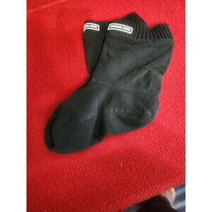 Michael Kors‎ MK Short Ribbed Boot Socks black Size Lg/XL